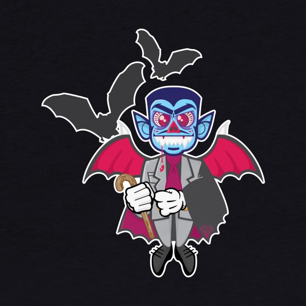 Vampire Kid Vector Illustration by msharris22